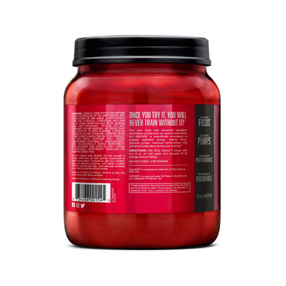 N.O. Xplode Pre-Workout Supplement with Creatine, Beta-Alanine, and Energy, Blue Raz, 60 Servings